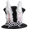 White Rabbit Top Hat - Bunny Rabbits Dress Up Costume Hat with Ears for Adults and Children